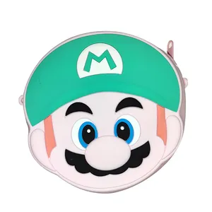 کیف رودوشی بچگانه مدل ماریو سیلیکونی فانتزی کد 201