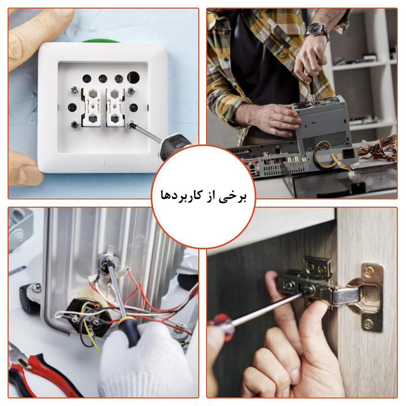 پیچ و مهره و واشر هامر مدل استوانه کد M3 R  بسته 480 عددی