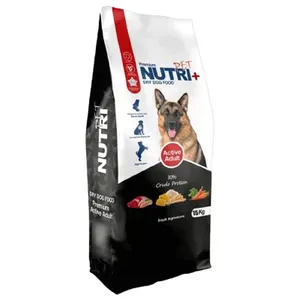 غذا خشک سگ بالغ نوتری پت مدل Active adult با طعم مرغ وزن 15 کیلوگرم