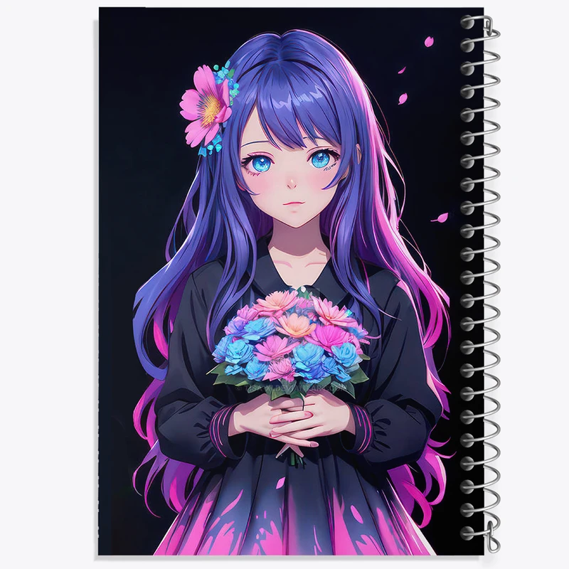 دفتر مشق 50 برگ خندالو طرح دخترانه کد N1409