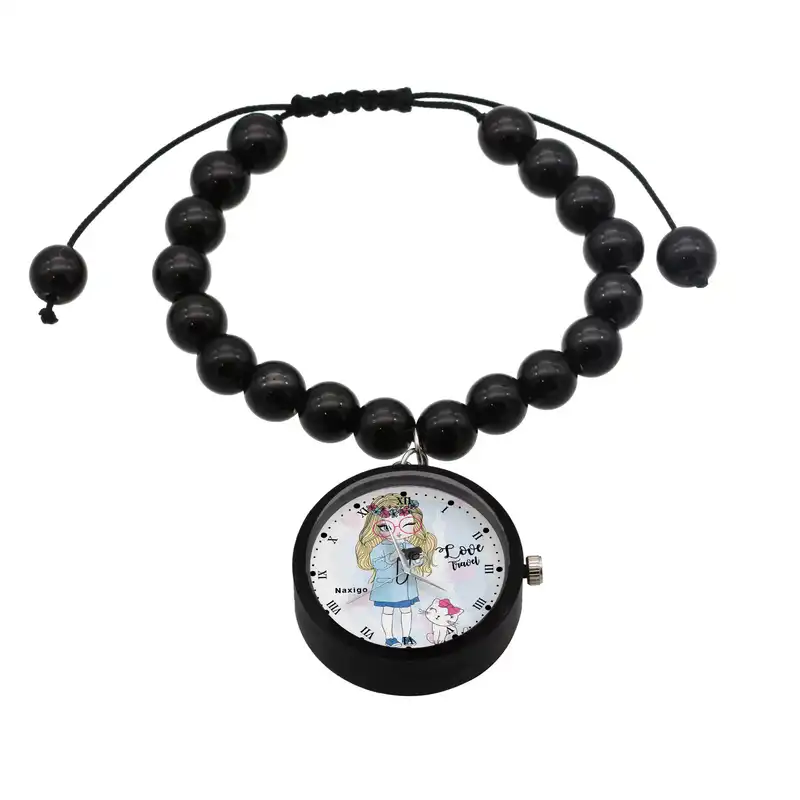 ساعت مچی عقربه ای ناکسیگو مدل فانتزی دخترانه کد BF12971