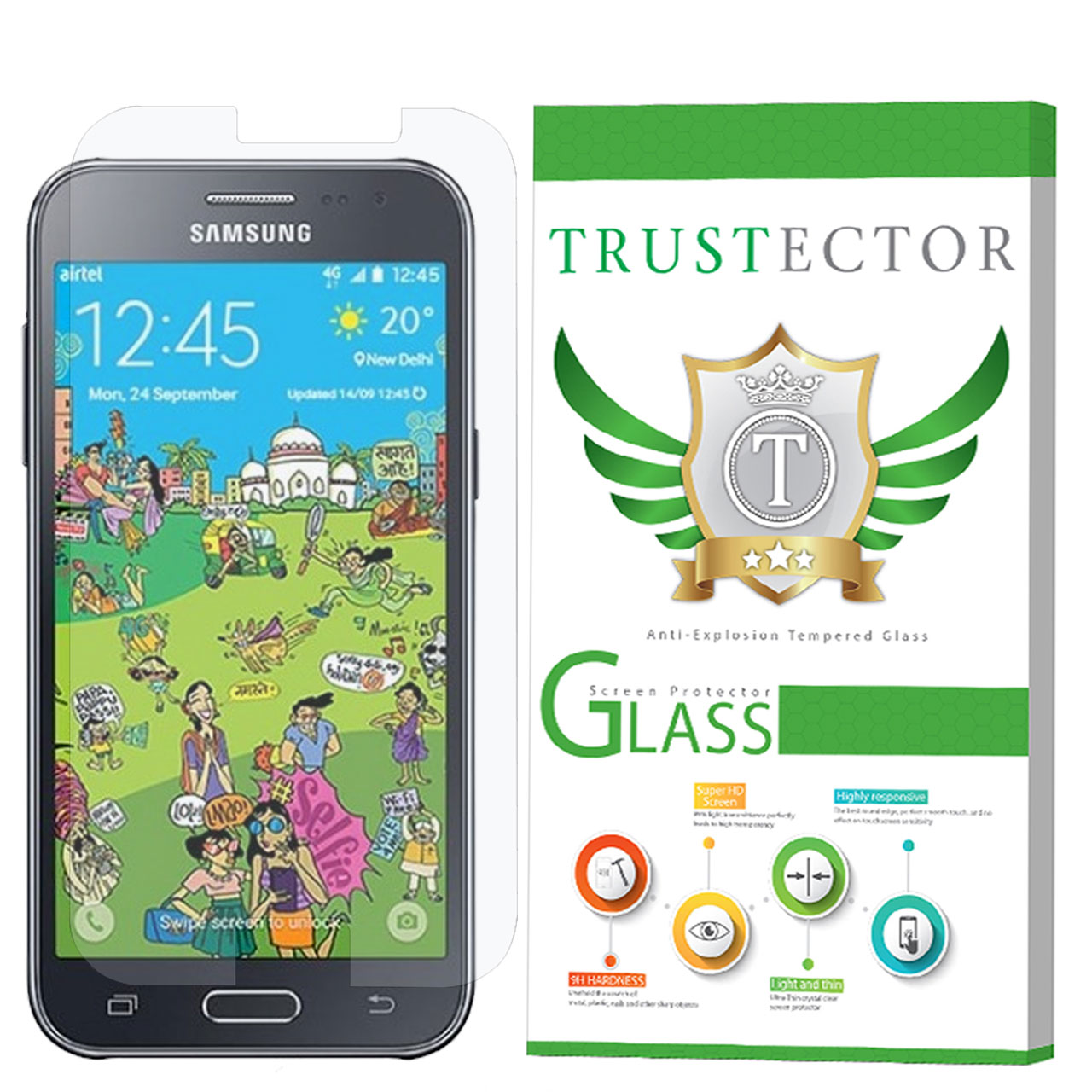 آنباکس محافظ صفحه نمایش تراستکتور مدل GLS مناسب برای گوشی موبایل سامسونگ Galaxy J2 2015 توسط مرتضی پیک سرشکه در تاریخ ۲۳ مرداد ۱۳۹۹