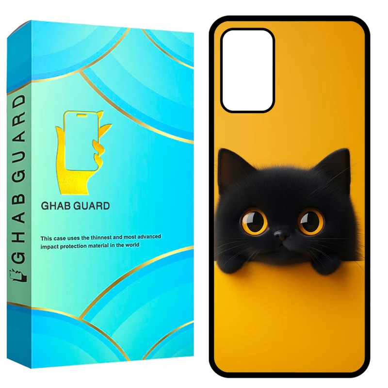 کاور قاب گارد طرح گربه مدل CPA32G مناسب برای گوشی موبایل سامسونگ Galaxy A32 4G