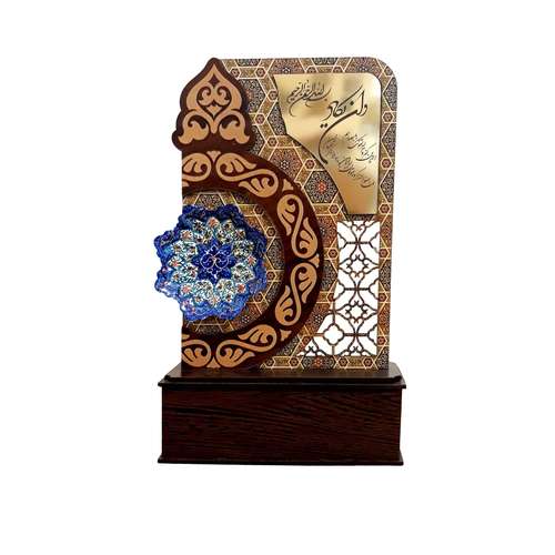 تندیس میناکاری طرح وان یکاد مدل خاتم کد 14008