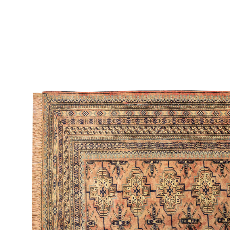 فرش دستبافت سه متری مدل ترکمن کد 40.1858