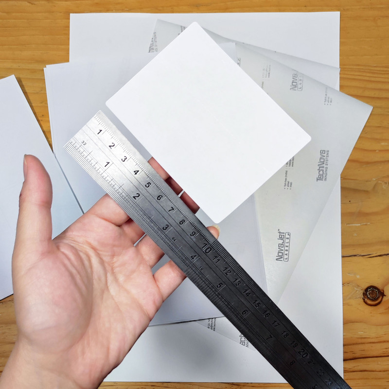 کاغذ پشت چسبدار تکنوا مدل A4 کد 72X100 بسته 10 عددی