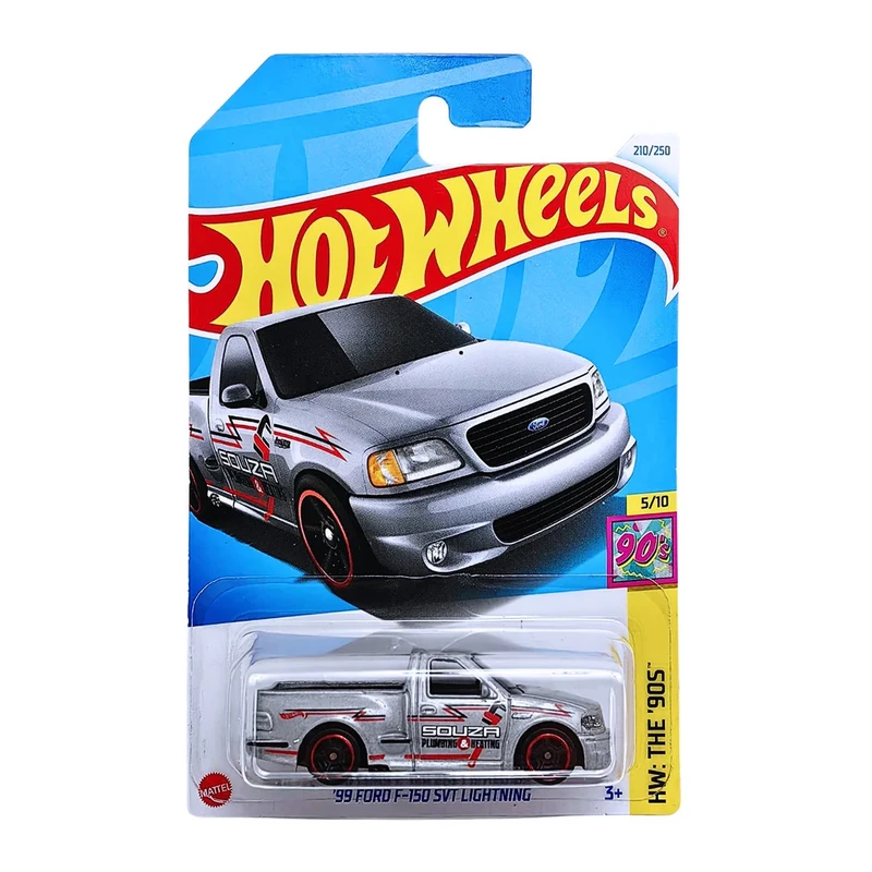 ماکت ماشین هات ویلز مدل hot wheels 99 ford f-150 svt lightning