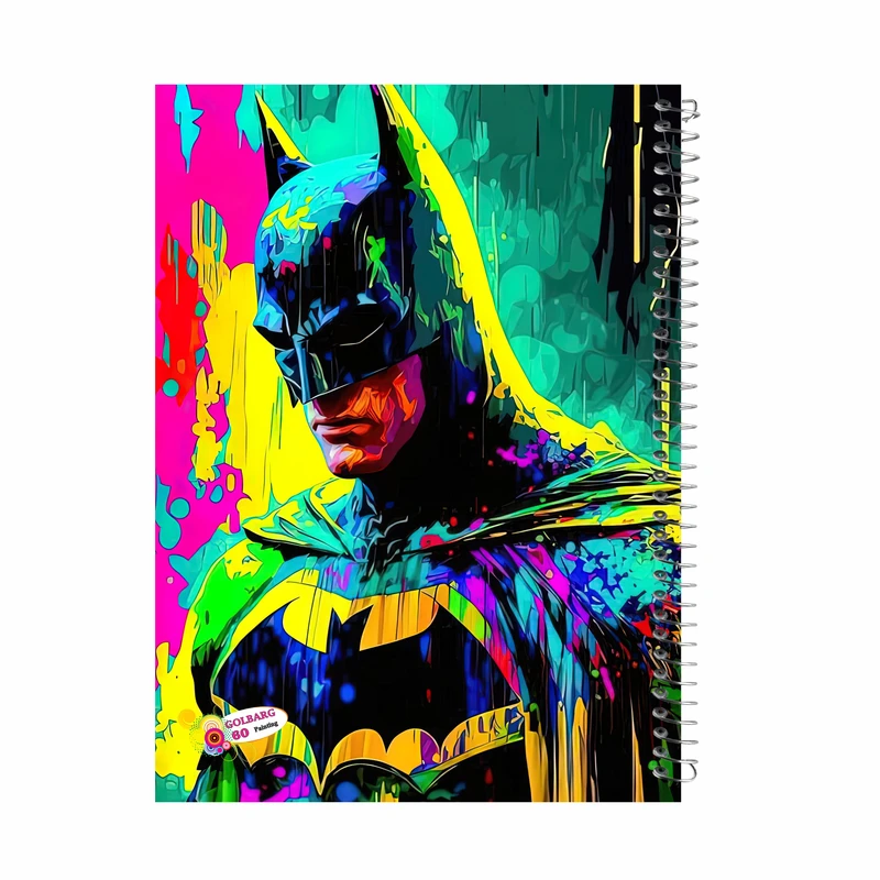 دفتر نقاشی 60 برگ گلبرگ مدل بتمن کد 2718