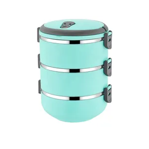 ظرف غذا فرش باکس مدل TURKUAZ مجموعه سه عددی