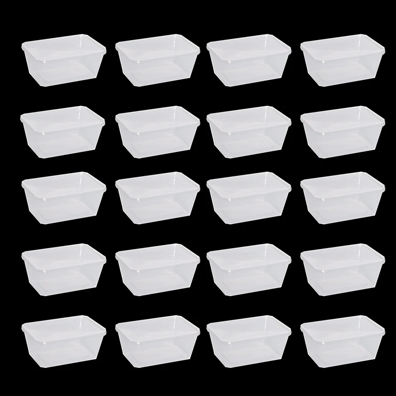 ظرف نگهدارنده پولاد پویش مدل مستطیل مجموعه 20 عددی