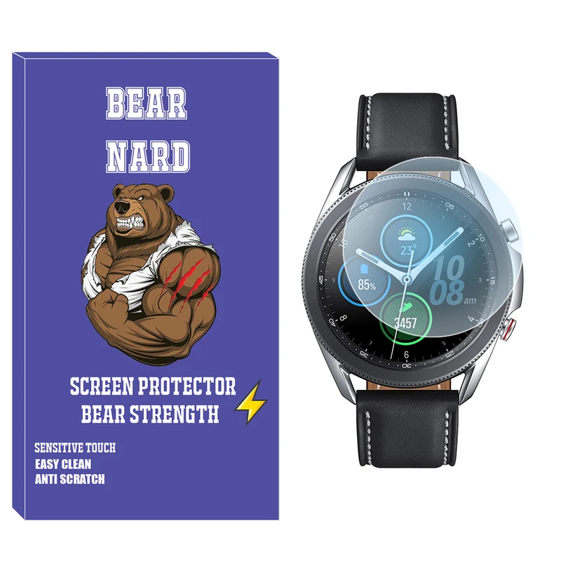 محافظ صفحه نمایش شیشه‌ای برنارد مدل SH-BR مناسب برای ساعت هوشمند سامسونگ Galaxy Watch 3 41mm