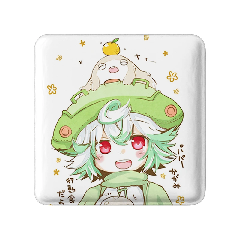 مگنت خندالو طرح میدوری انیمه ساخته شده در پرتگاه Made in Abyss  مدل مربعی کد 22098