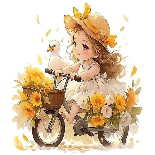 استیکر پارچه و لباس کارانس مدل دختر کد AST-99 بسته 2 عددی