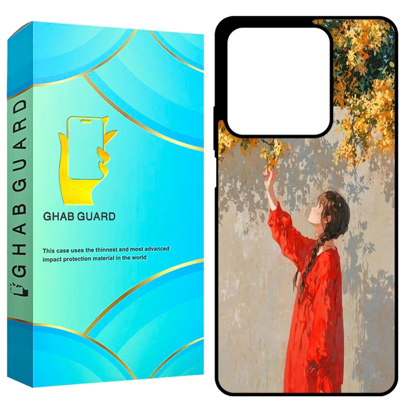 کاور قاب گارد طرح دختر مدل GCHPN134 مناسب برای گوشی موبایل شیائومی Redmi Note 13 4G