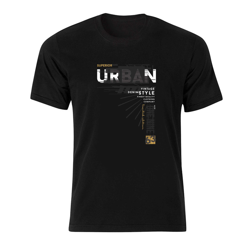 تی شرت آستین کوتاه مردانه مدل شهری urban کد 023