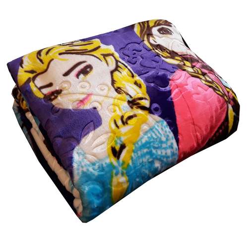 پتو مدل السا و آنا سایز 140x220 سانتی متر