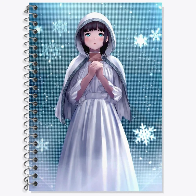 دفتر زبان 50 برگ خندالو مدل دو خط طرح دیا انیمه لاو لایو Love Live کد 18313