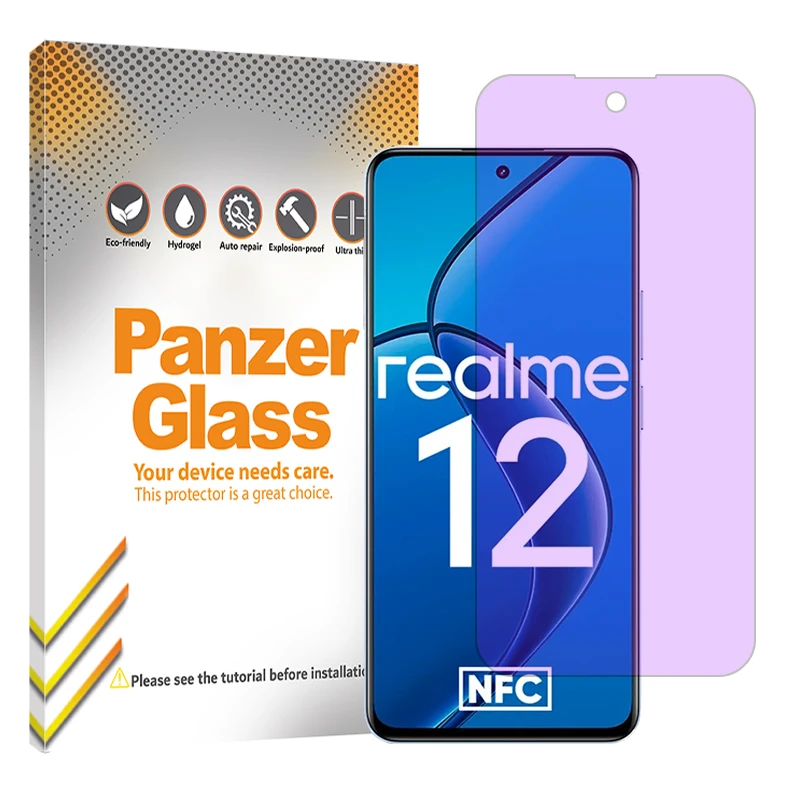 محافظ صفحه نمایش آنتی پرپل پنزر گلس مدل Eye care مناسب برای گوشی موبایل ریلمی 12 5G