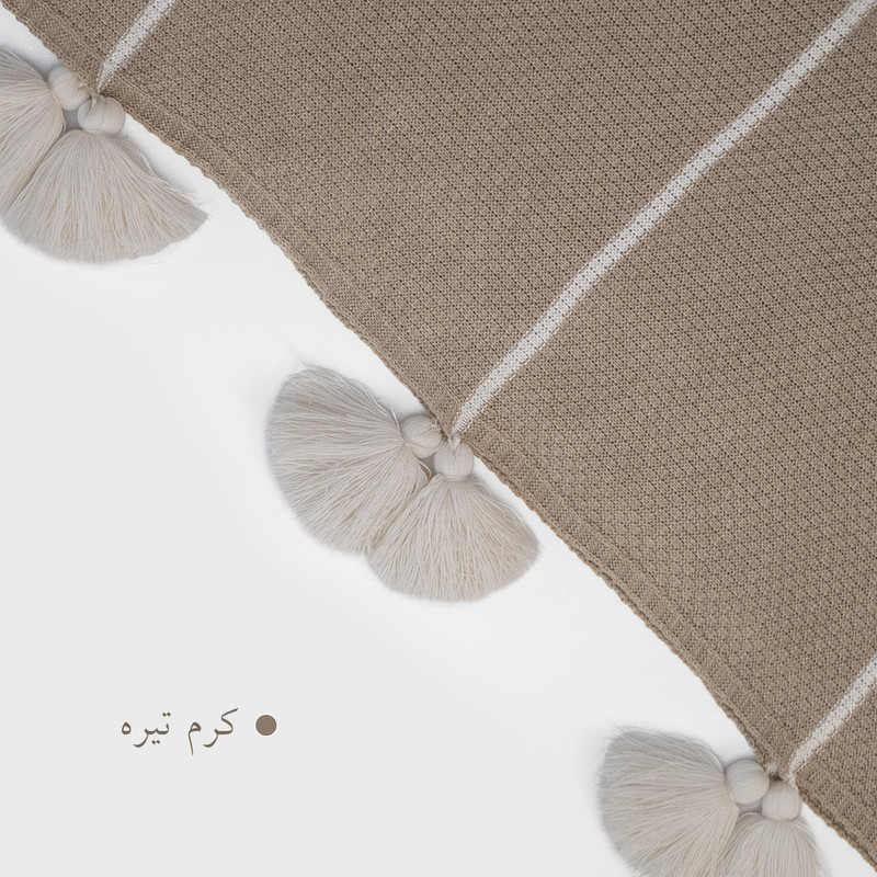 شال مبل و تخت مدل زبرا سایز 140x180 سانتیمتر