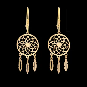 تخفیف گوشواره عصایی طلا 18 عیار زنانه نیکان گلد مدل GD 453