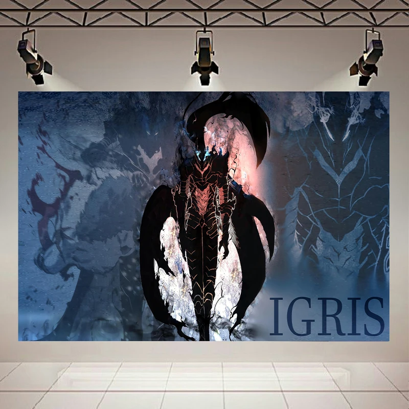 تابلو شاسی طرح انیمه Solo Leveling مدل IGRIS کد AR1193