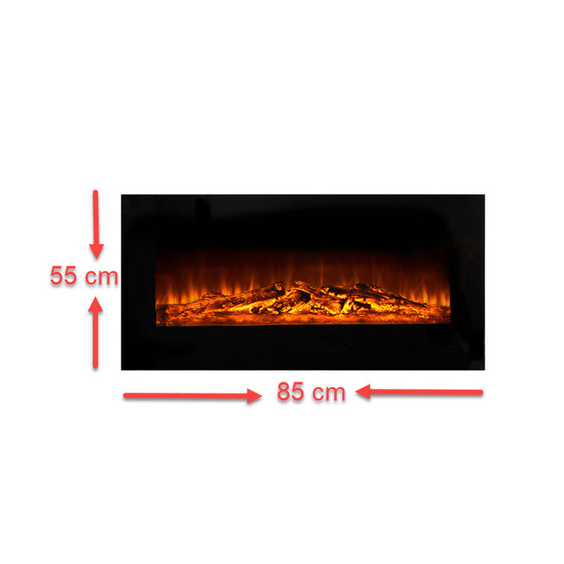 شومینه دیواری برقی شومینه بیستون مدل  B.C_85_L4.bs