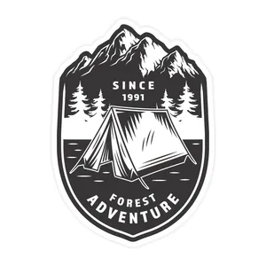 استیکر خودرو روبینزو مدل S133 طرح ماجراجو جنگل