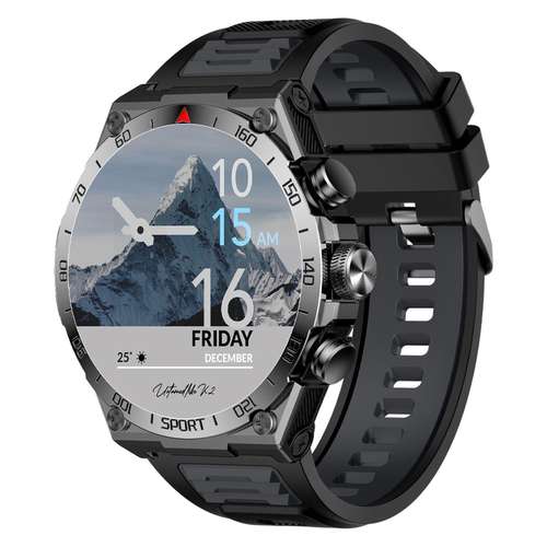 ساعت هوشمند گلوریمی مدل K2 دارای قابلیت های صفحه نمایش رنگی و لمسی، کنترل سطح اکسیژن، بند سیلیکونی