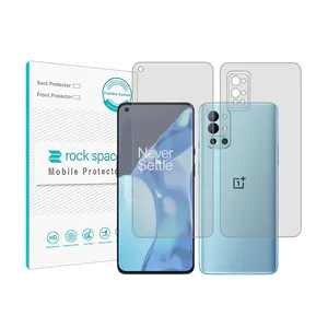 Rockspace transparent screen protector HyGEL model suitable for OnePlus 9R mobile phone with back protector