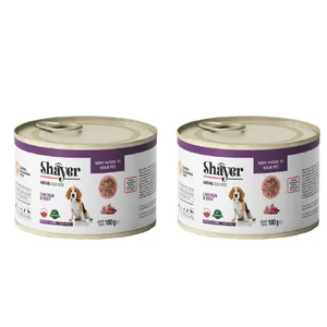 کنسرو غذای سگ شایر مدل نچرال Chicken&Beef وزن 180 گرم بسته دو عددی