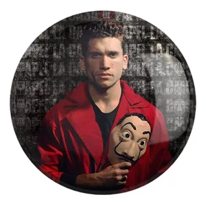 پیکسل خندالو طرح دنور سریال Money Heist کد 3230 مدل بزرگ