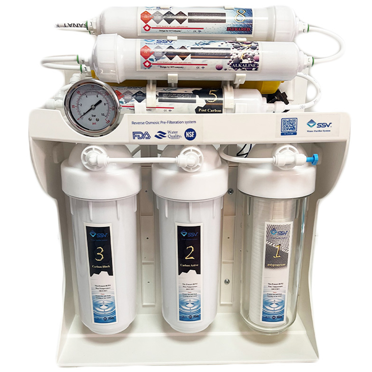 دستگاه تصفیه کننده آب اس اس وی مدل UltraPro M X1000 به همراه فیلتر