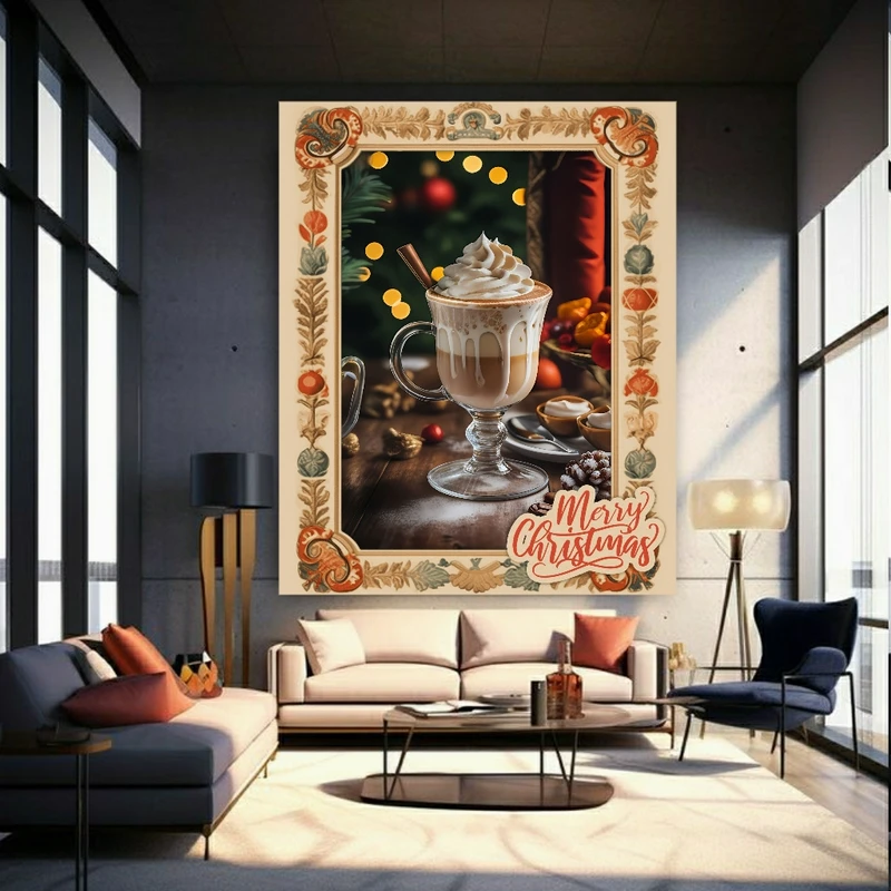 استیکر طرح کافه مدل میلک شیک کد BK1165