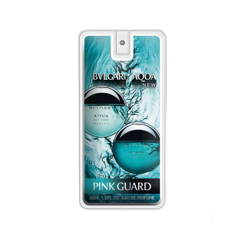 عطر جیبی مردانه پینک گارد مدل آکوا بلغاری حجم 45 میلی لیتر