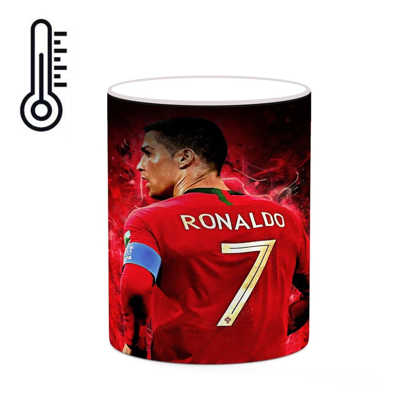 ماگ حرارتی کاکتی طرح Ronaldo رونالدو مدل mgh43152