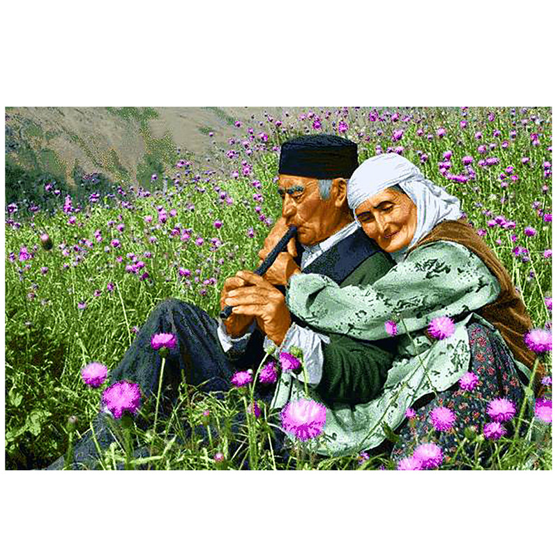نخ و نقشه تابلوفرش مدل 2809