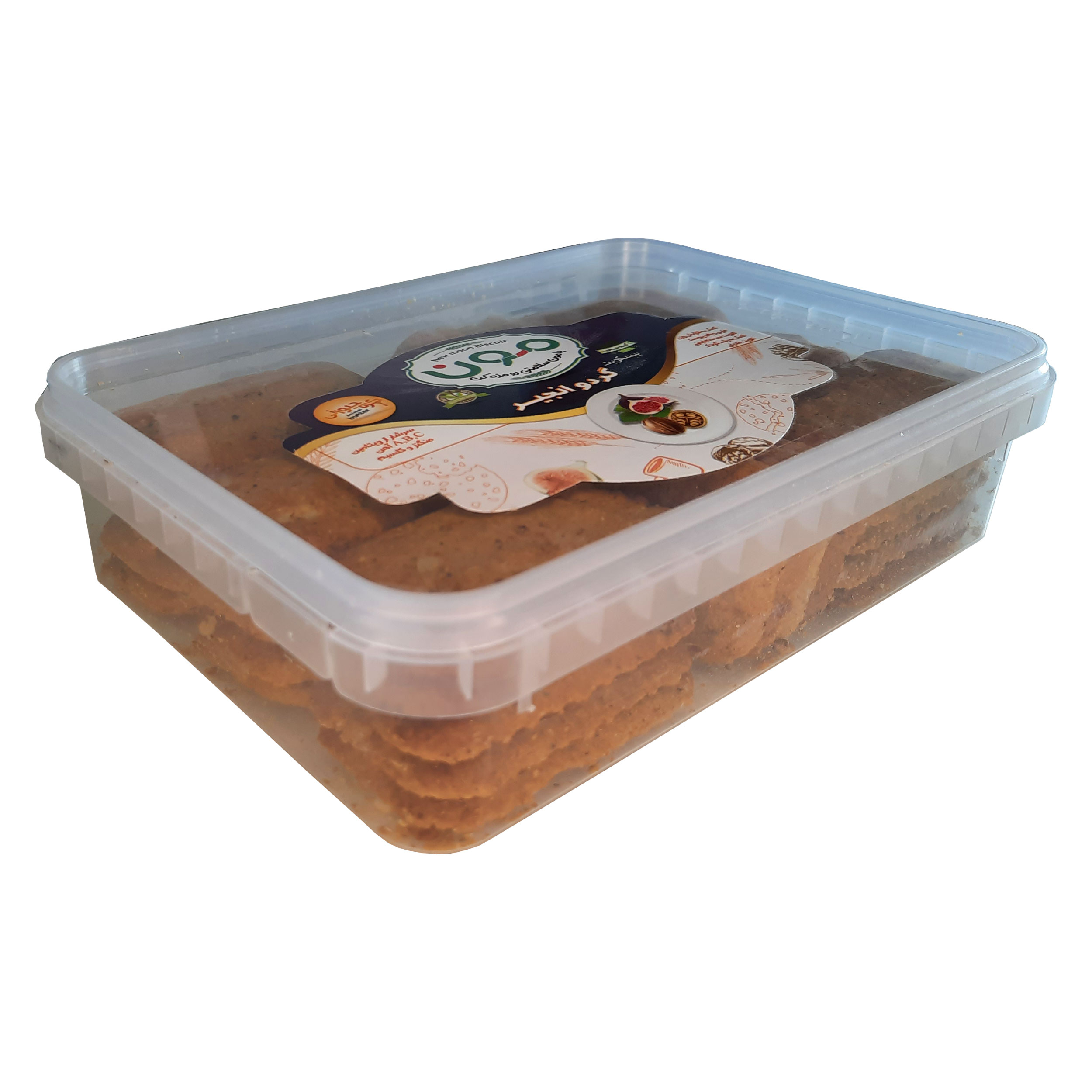 بیسکوئیت گردو انجیر کره حیوانی مون - 300 گرم