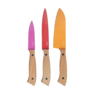 ست چاقو آشپزخانه 3 پارچه دمیا کد CUTT0030