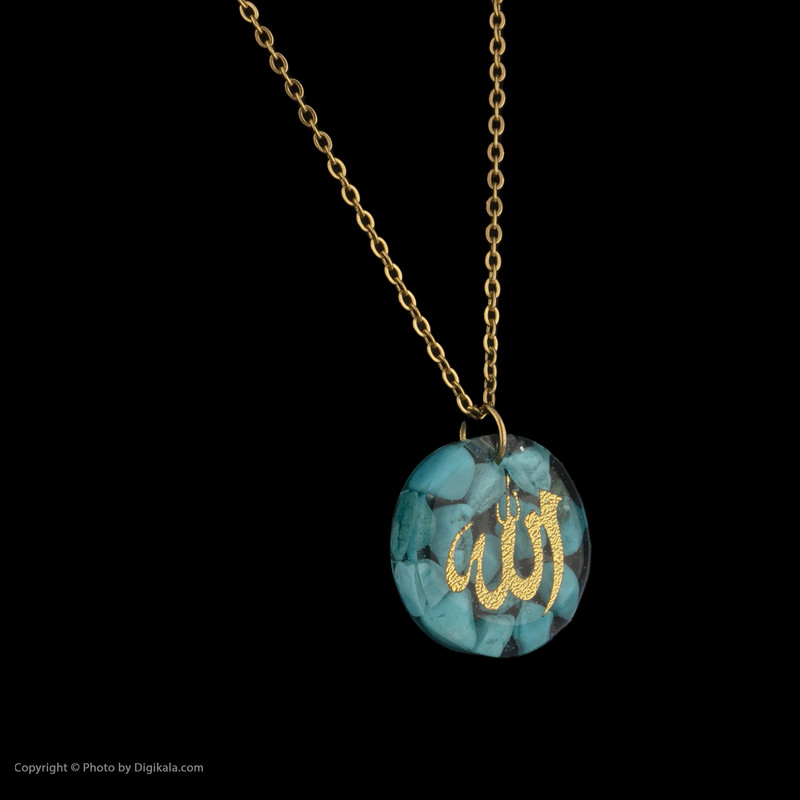 گردنبند زنانه مدل رزینی الله