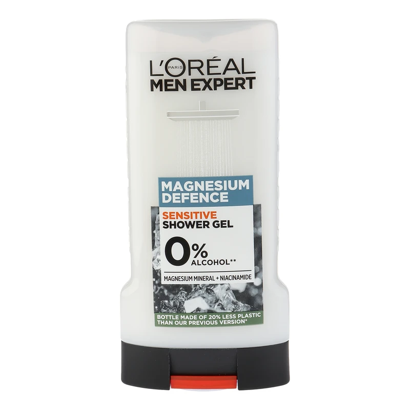 شامپو سر و بدن لورآل مدل Magnesiun Defence مناسب برای انواع پوست حجم 300 میلی لیتر