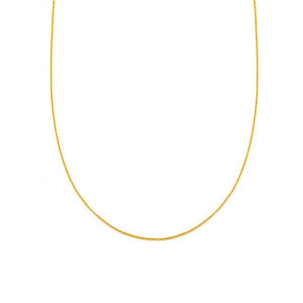 زنجیر کابلی طلا 18 عیار زنانه زرلاین مدل C-100005