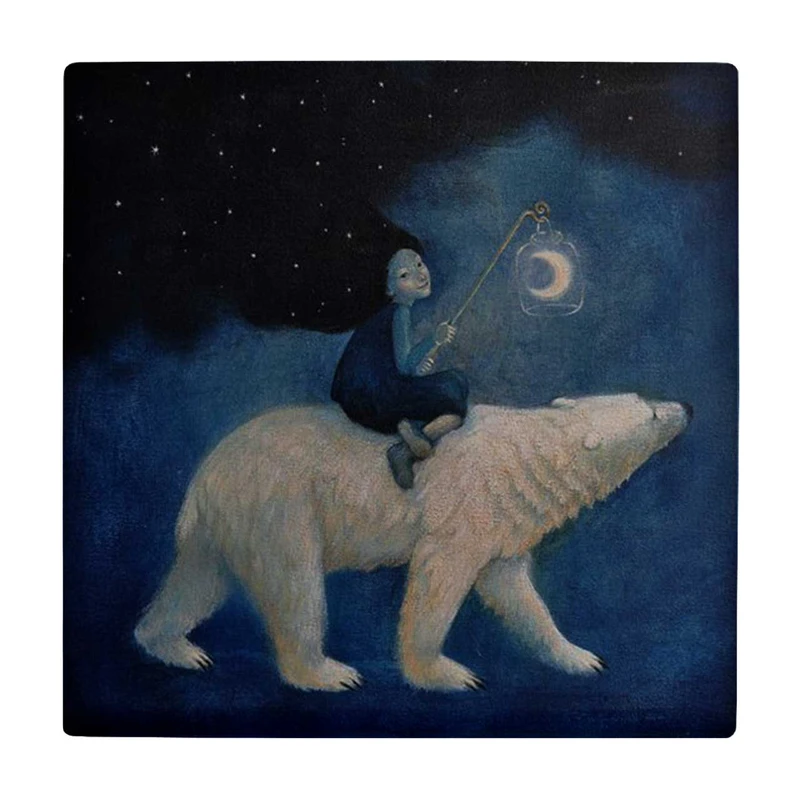 زیر لیوانی طرح کودک و خرس قطبی کد    3275657_648