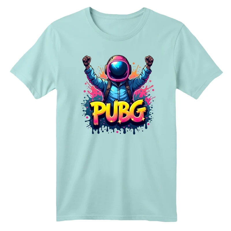 تی شرت آستین کوتاه بچگانه مدل پابجی