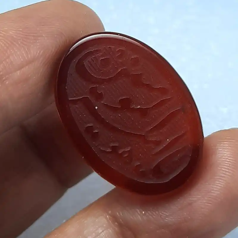 سنگ عقیق خطی کد 33