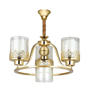 لوستر چهار شعله چشمه نور کد N2663/3+1-G