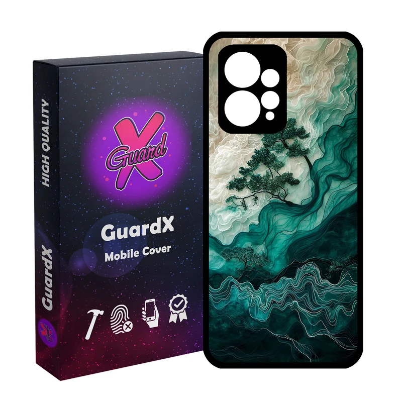 کاور گارد ایکس طرح کوچه ساحل مدل Glass10745 مناسب برای گوشی موبایل شیائومی Redmi Note 12 4G