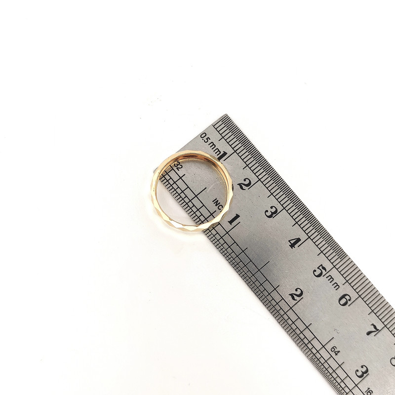 انگشتر طلا 18 عیار دخترانه طلا و جواهرسازی افرا مدل 15