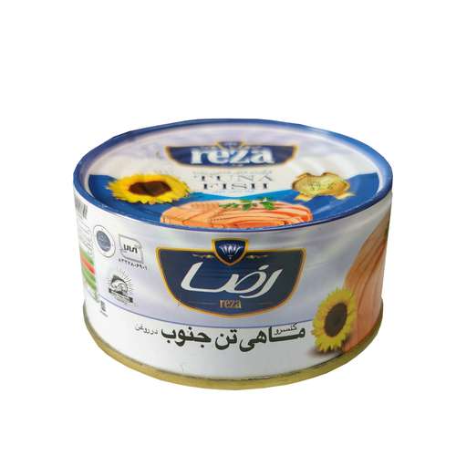 کنسرو ماهی تن جنوب در روغن رضا - 180 گرم