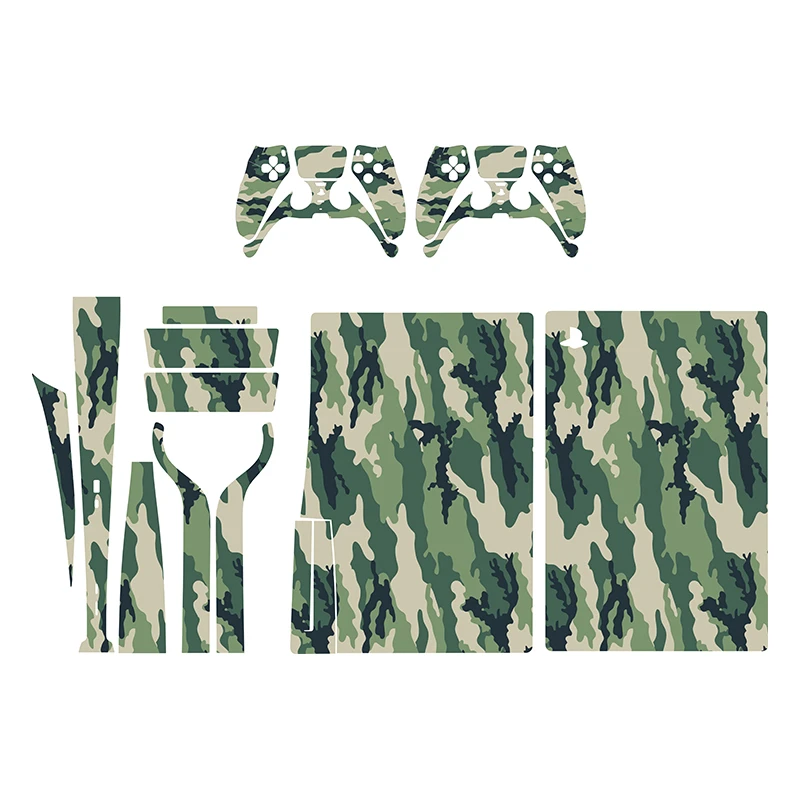  برچسب کنسول بازی پلی استیشن5 استاندارد توییجین وموییجین مدل camo 10