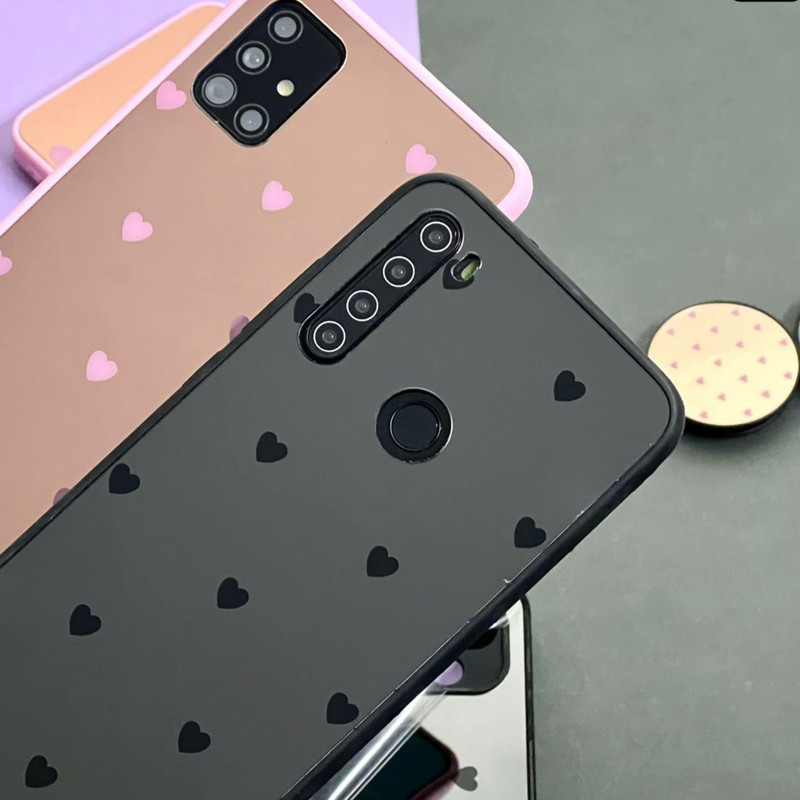 کاور مدل قلبی آیینه ای کد 02 مناسب برای گوشی موبایل سامسونگ GALAXY A31 به همراه پایه نگهدارنده 2